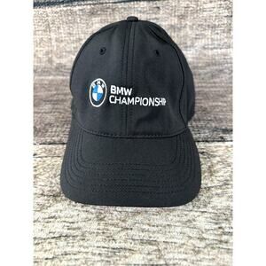 BMW Championship Ahead Performance Adjustable Hat Cap Wells Fargo Black